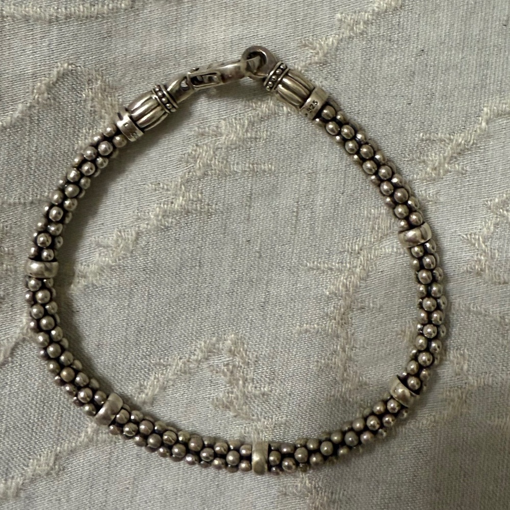 Lagos sterling silver bracelet